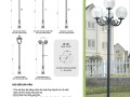 Cột đèn sân vườn DC05B LT05